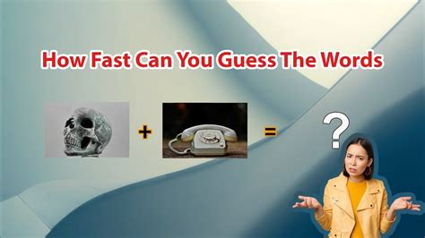 How fast you can guess the words